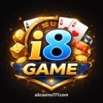 i8 Game logo with casino icon on dark background